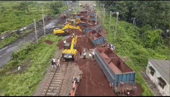 Derailed wagons collide with another train in Jharkhand; no casualties reported