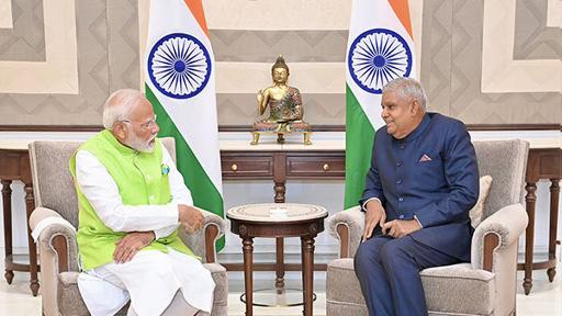 Did ex-VP Dhankar meet PM Modi secretly for 45 minutes?