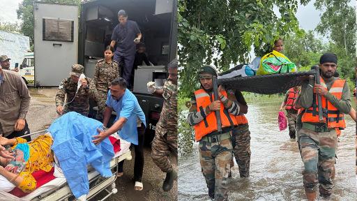 Punjab floods: Army evacuates pregnant woman, elderly patient from rain-affected regions