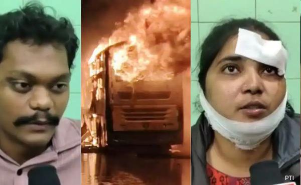 Noise, smoke and chaos: Survivors recount fatal Kurnool bus fire that left 20 dead