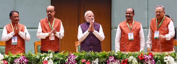 'India moving towards wiping out Maoist terror,' says PM Modi at inauguration of new Chhattisgarh assembly building