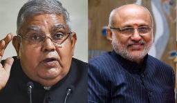 Jagdeep Dhankhar meets Vice President Radhakrishnan