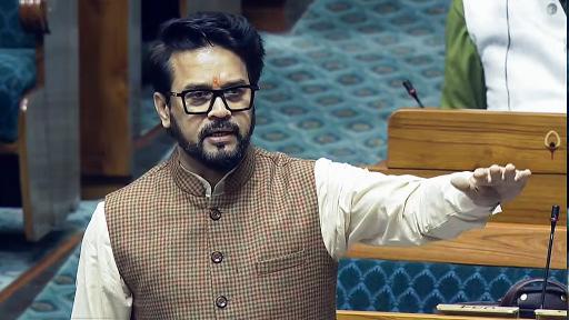 Anurag Thakur files written complaint against TMC MP for smoking e-cigarette in Lok Sabha