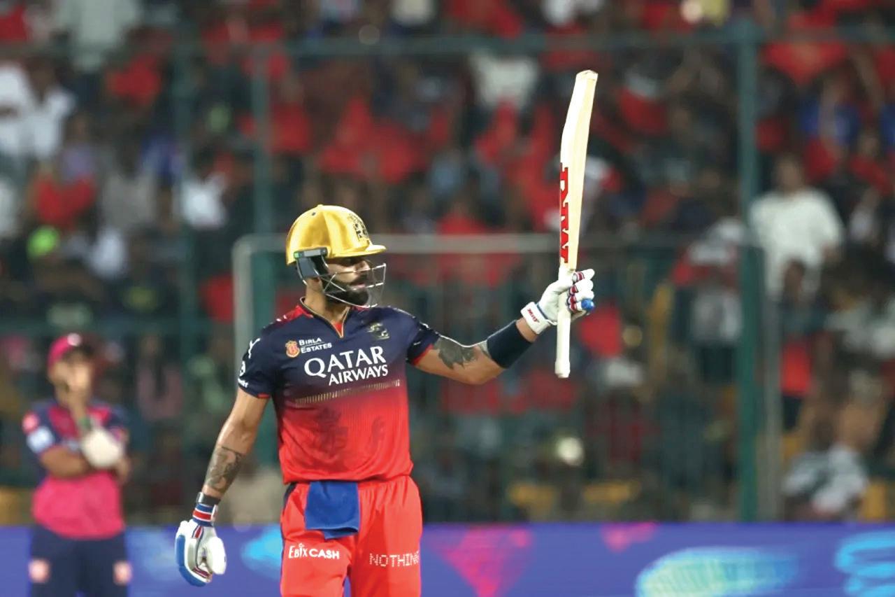 Kohli and Hazlewood break RCB's home duck as RR botch another chase