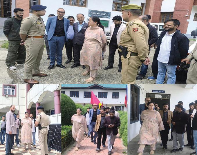 DC Kupwara inspects arrangements at NEET Examination Centres