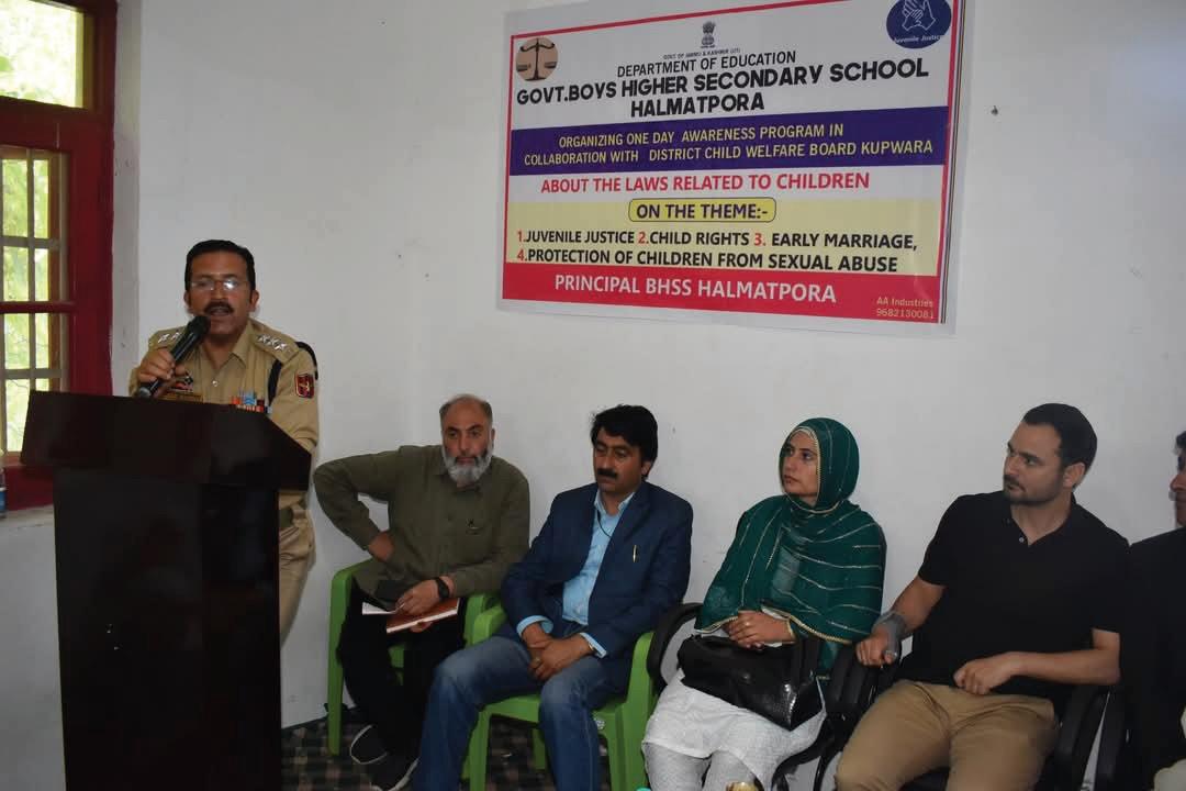 Child Welfare Committee (CWC) Kupwara organized comprehensive awareness programme at GHSS Halmatpora