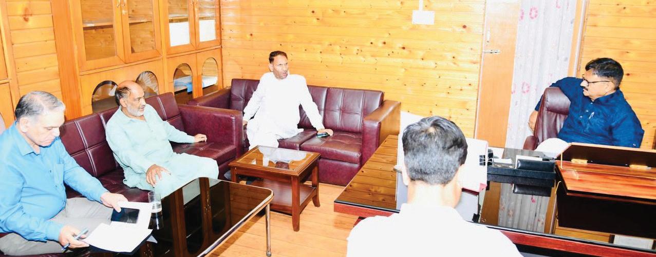MLA's, deputations call on Javed Rana; projects issues for speedy resolution