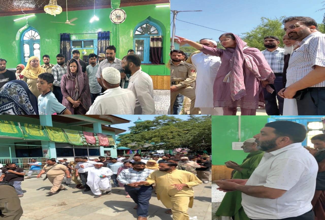 DC Kupwara visits Muqam Shahwali Shrine, participates in annual urs, reviews arrangements
