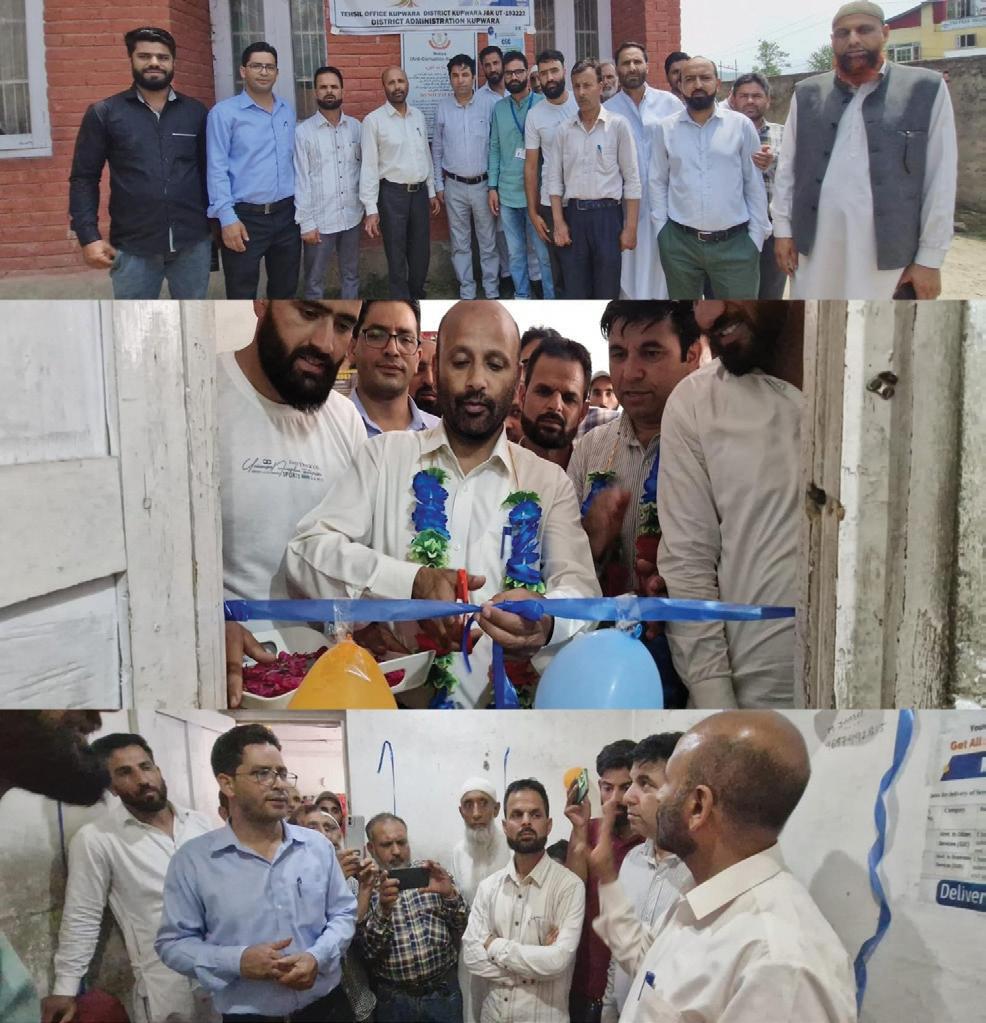 CSC Touch Point Inaugurated at Tehsil Office Kupwara