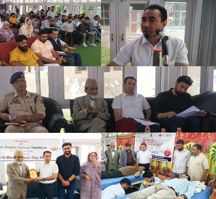 World Blood Donor Day: Blood Donation camp held at Handwara