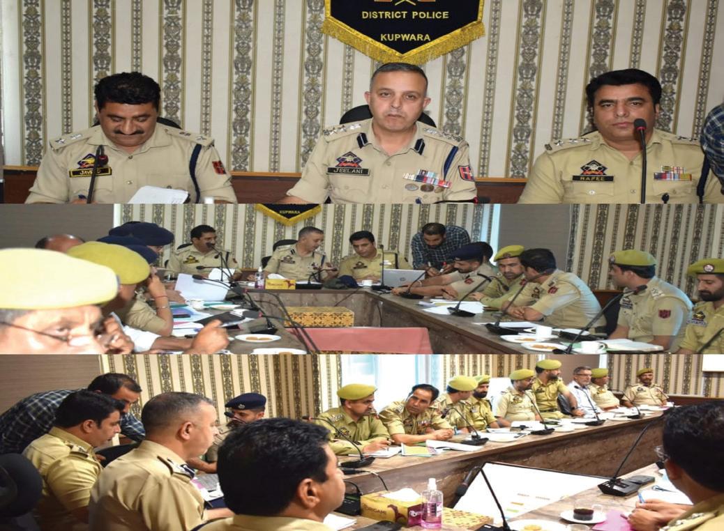 SSP Kupwara Chairs Crime and Security Review Meeting