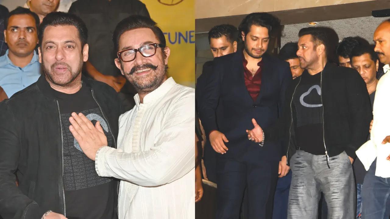 Salman Khan's bodyguard 'pushes' Junaid Khan aside after mistaking him for a fan