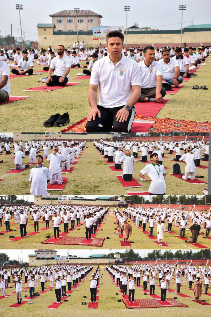 11th Int'l Day of Yoga celebrated across Kashmir with enthusiasm