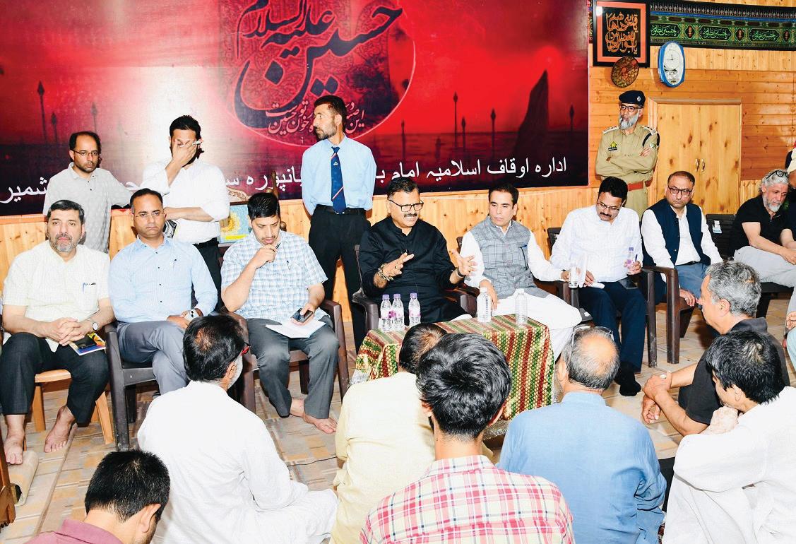 Rana visits Imambaras; assesses Muharram arrangements