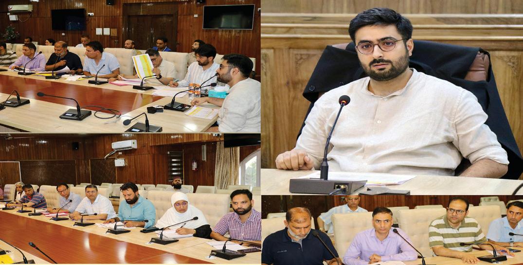 DC Srinagar, SMC Commissioner visit Yatra Transit Camp Pantha Chowk