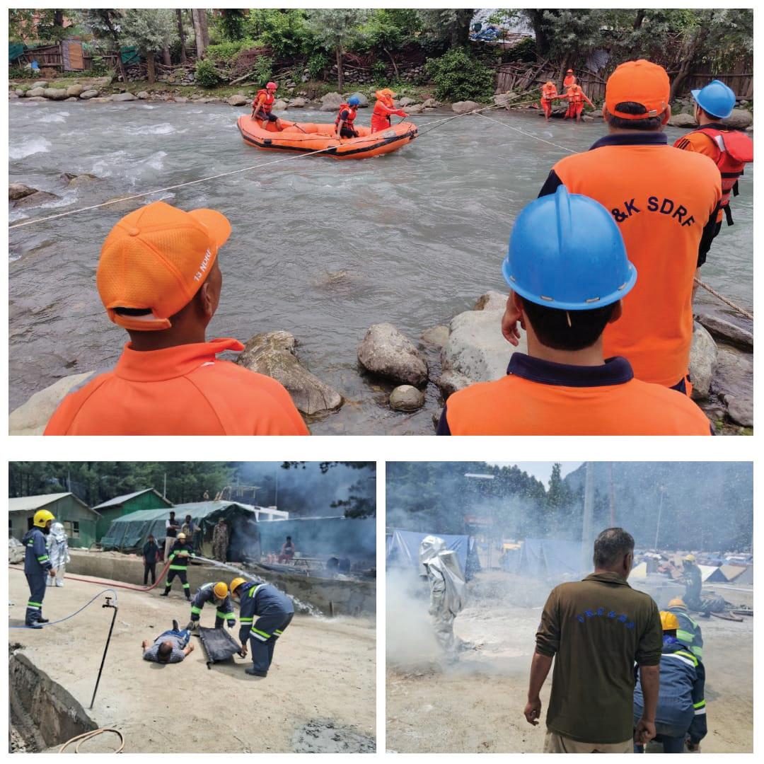 SANJY-2025: Mock Drill held at Pahalgam