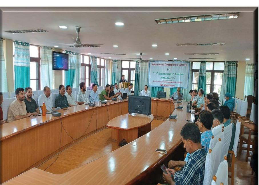 Directorate of Economics & Statistics, Jammu celebrates 19th National Statistics Day
