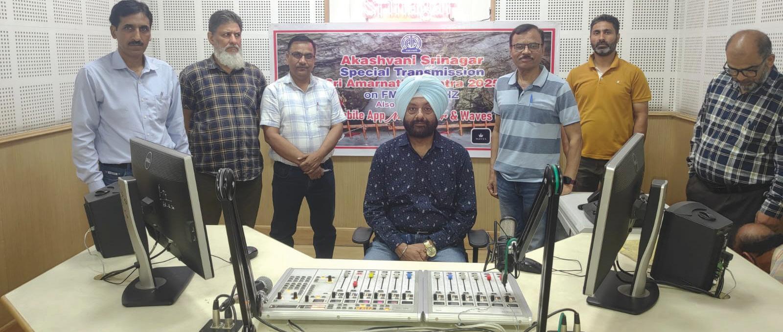 Akashvani Srinagar Inaugurates State-of-the-Art Audio Studio for Shri Amarnath Ji Yatra 2025 Broadcasts
