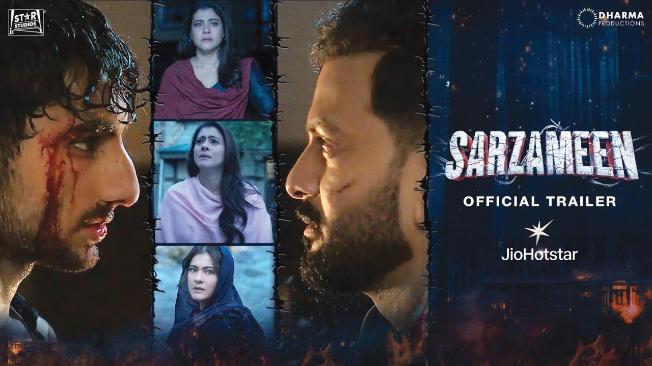 Sarzameen Trailer: Ibrahim Ali Khan, Kajol, Prithviraj Sukumaran's Film Takes Us On A Rollercoaster Ride Of Family Drama And Patriotism