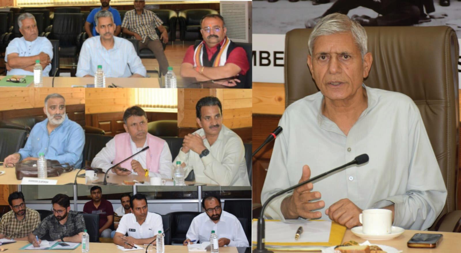 House Committee on JJM holds 4th meet at Srinagar