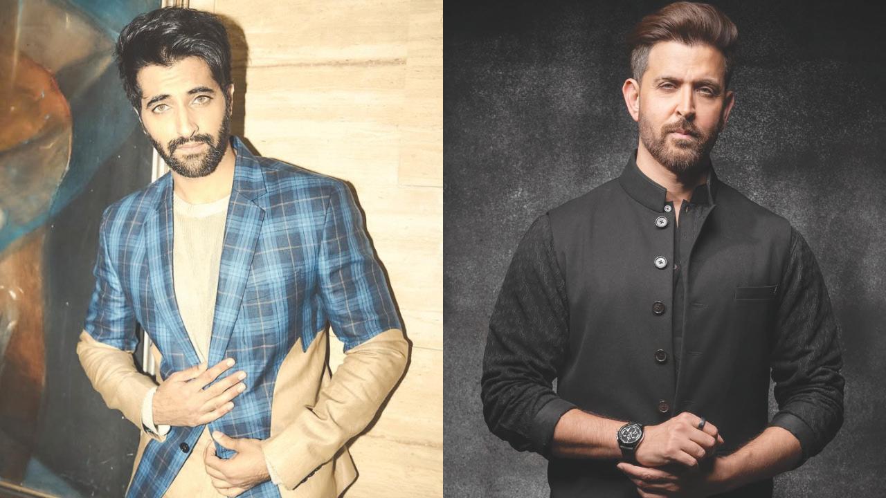 Guru Purnima: Hrithik Roshan Supports Akshay Oberoi on Fighter Set