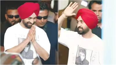 Diljit Dosanjh Steps Out in Mumbai Amid Sardaar Ji 3, Hania Aamir Buzz