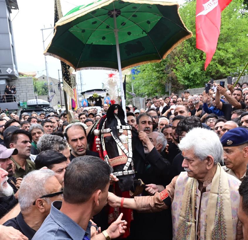Muharram Processions Revived Under LG Sinha's Leadership