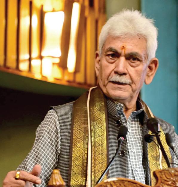 890 Indian laws were not applicable in J&K till Aug 5, 2019: LG Sinha