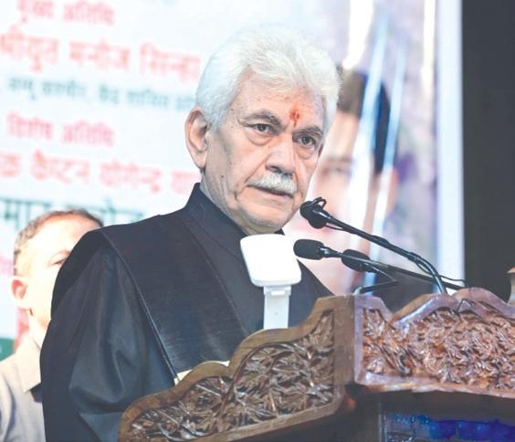Fear of terrorists, their ecosystem has ended: LG Sinha