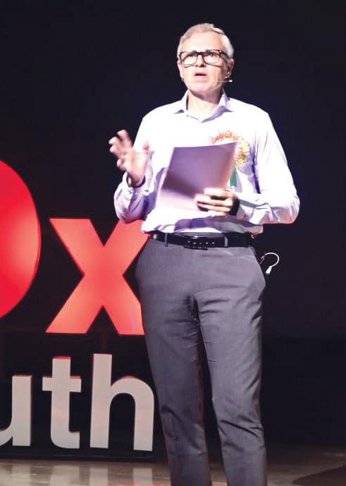 CM Omar calls upon youth to 'break barriers' at Jammu TEDx
