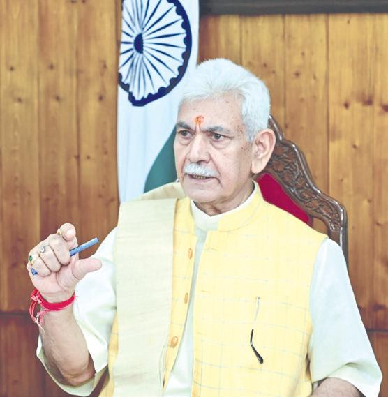 J&K suffered under shadow of terrorism for 3 decades: LG Sinha