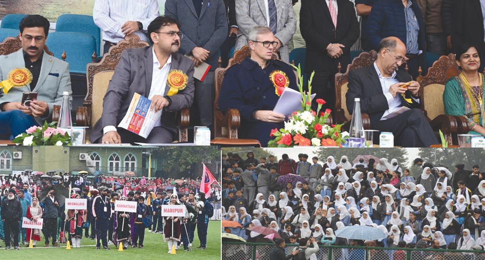 CM Omar declares open National School Games, assures comfort, safety of participants