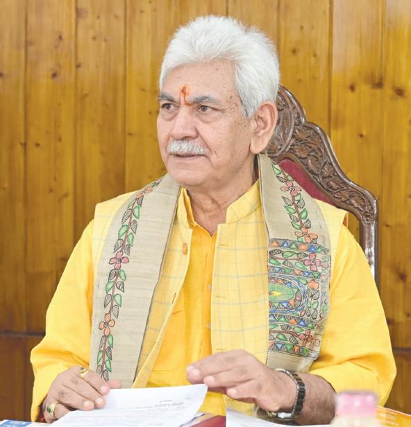 LG Sinha expresses gratitude to PM Modi, Union Agri Minister for advance release of assistance to farmers