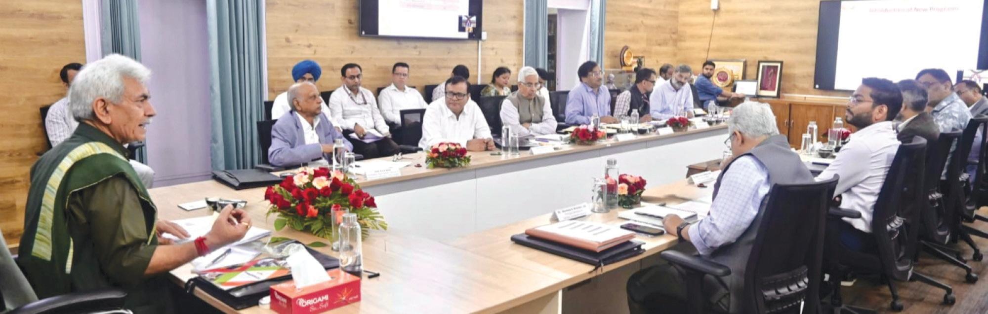 LG Sinha chairs 36th meeting of Executive Council of Shri Mata Vaishno Devi University