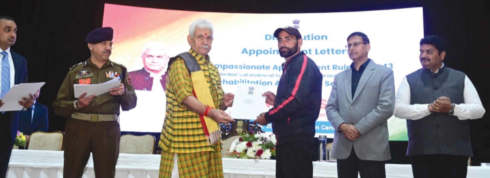 No one will ever again glorify terrorists, separatists in J&K: LG Sinha