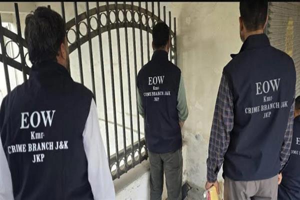 EOW Kashmir charges 2 in 11 Lakh rupees fake Govt Job scam
