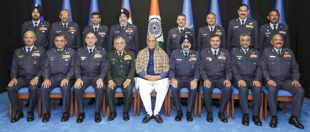 Draw lessons from 'Operation Sindoor,' remain prepared for future challenges: Rajnath to IAF commanders