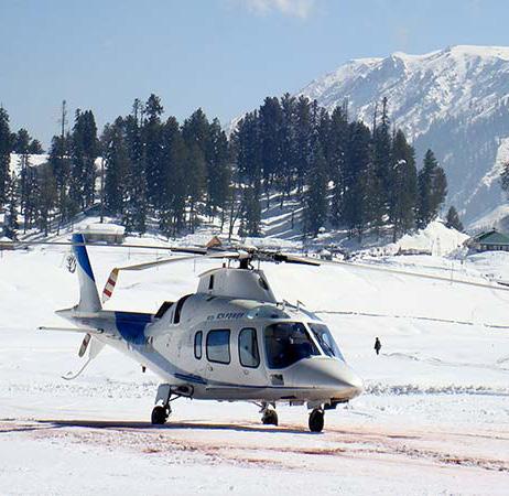Govt restores helicopter service to snow bound border areas