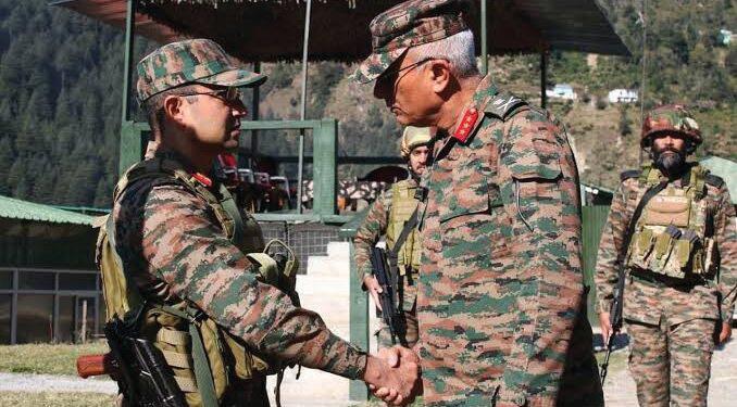 GOC Sharawat reviews preparedness of troops in Kathua