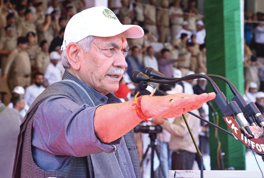 'Our neighbour' funding terrorism through narcotics smuggling: LG Sinha