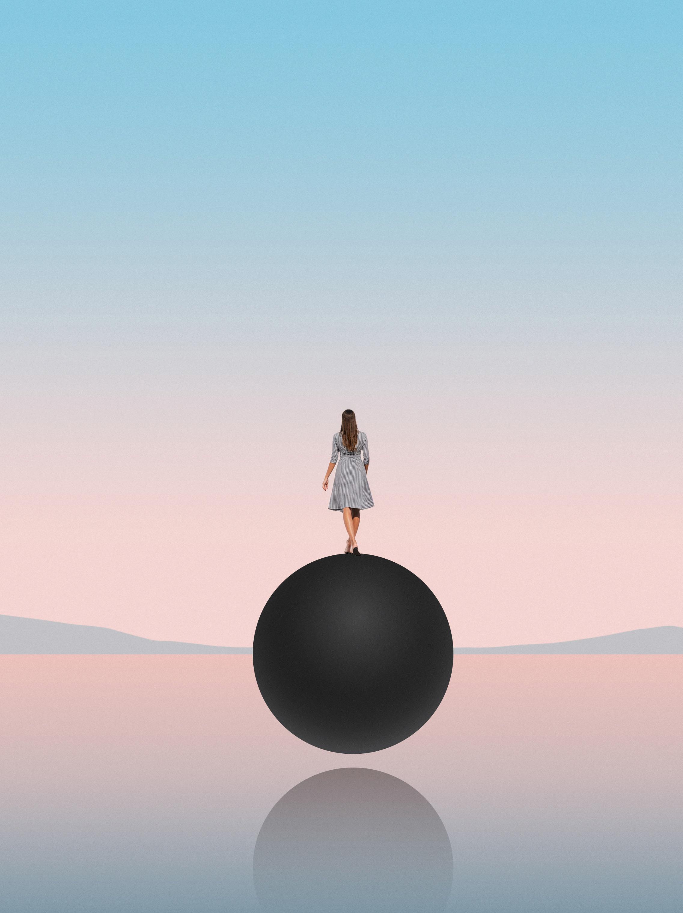 On the ball