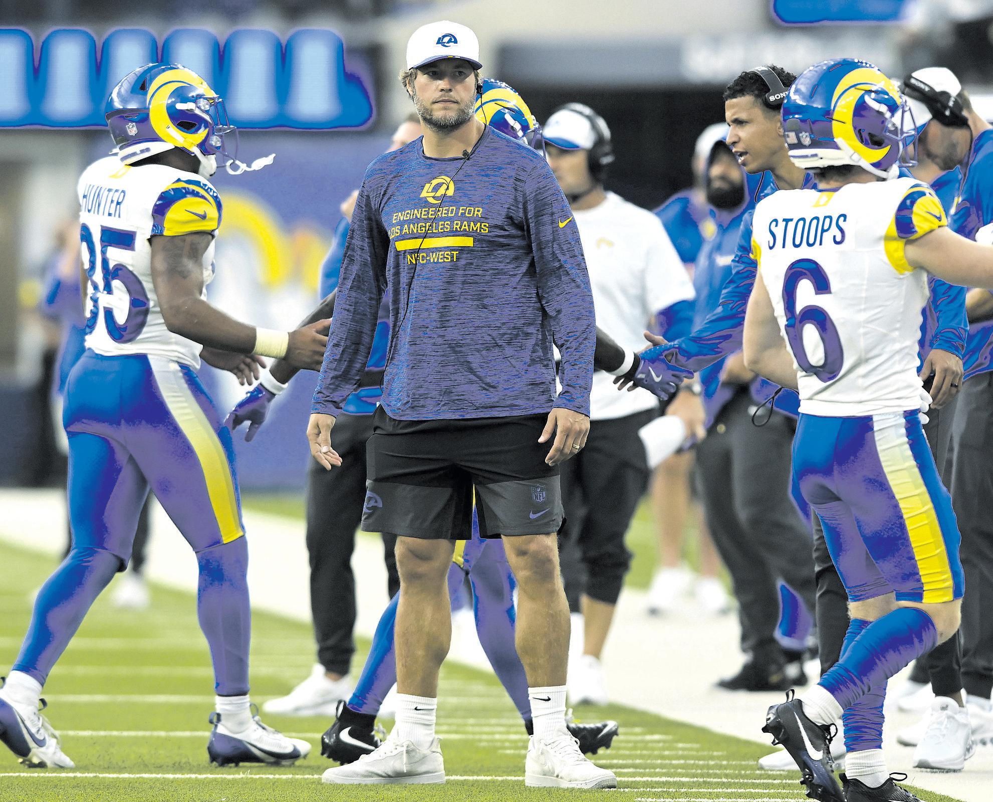 Stafford still isn't practicing, but he is rejuvenating