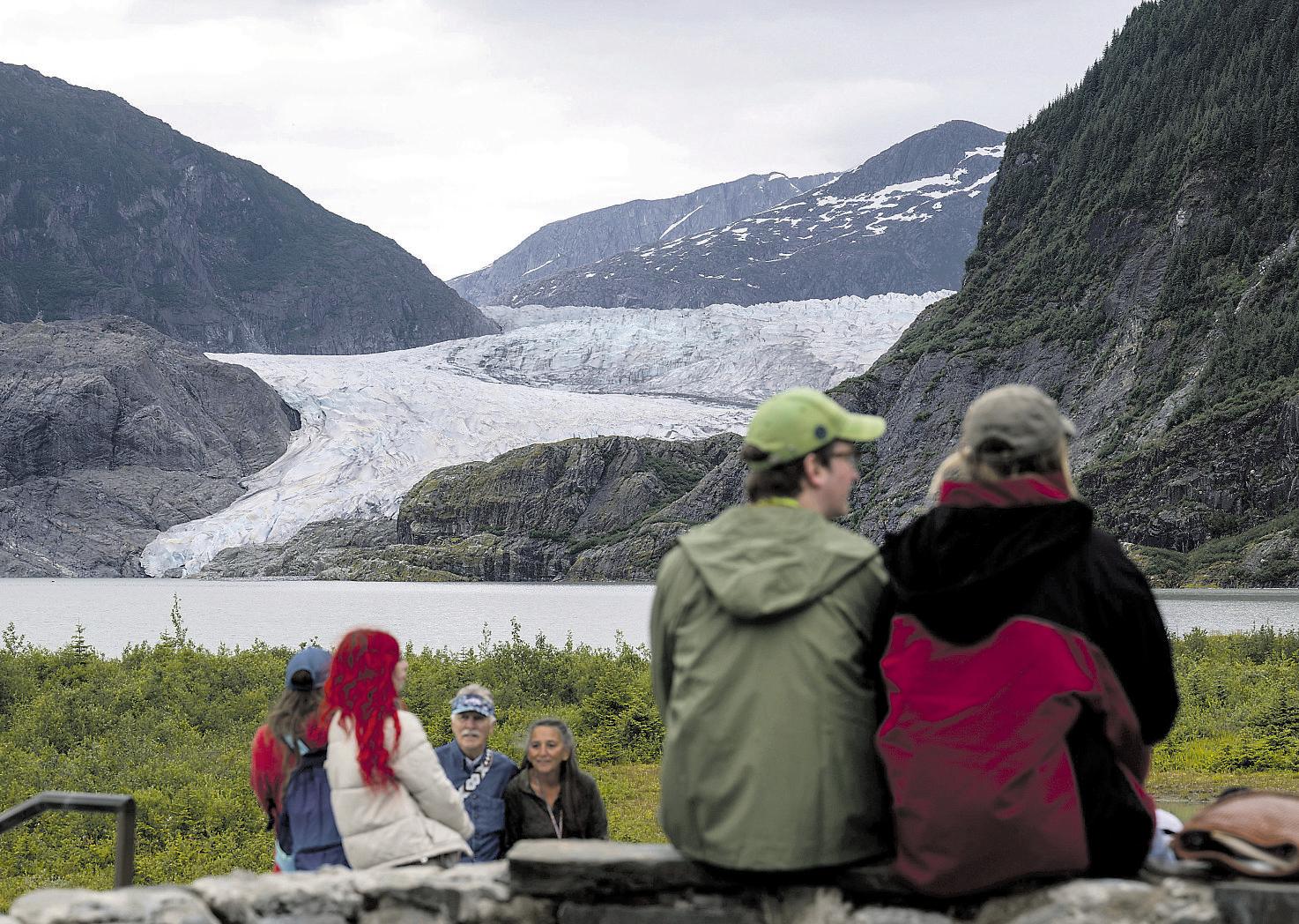 Evacuations advised as Alaska ice dam begins releasing water