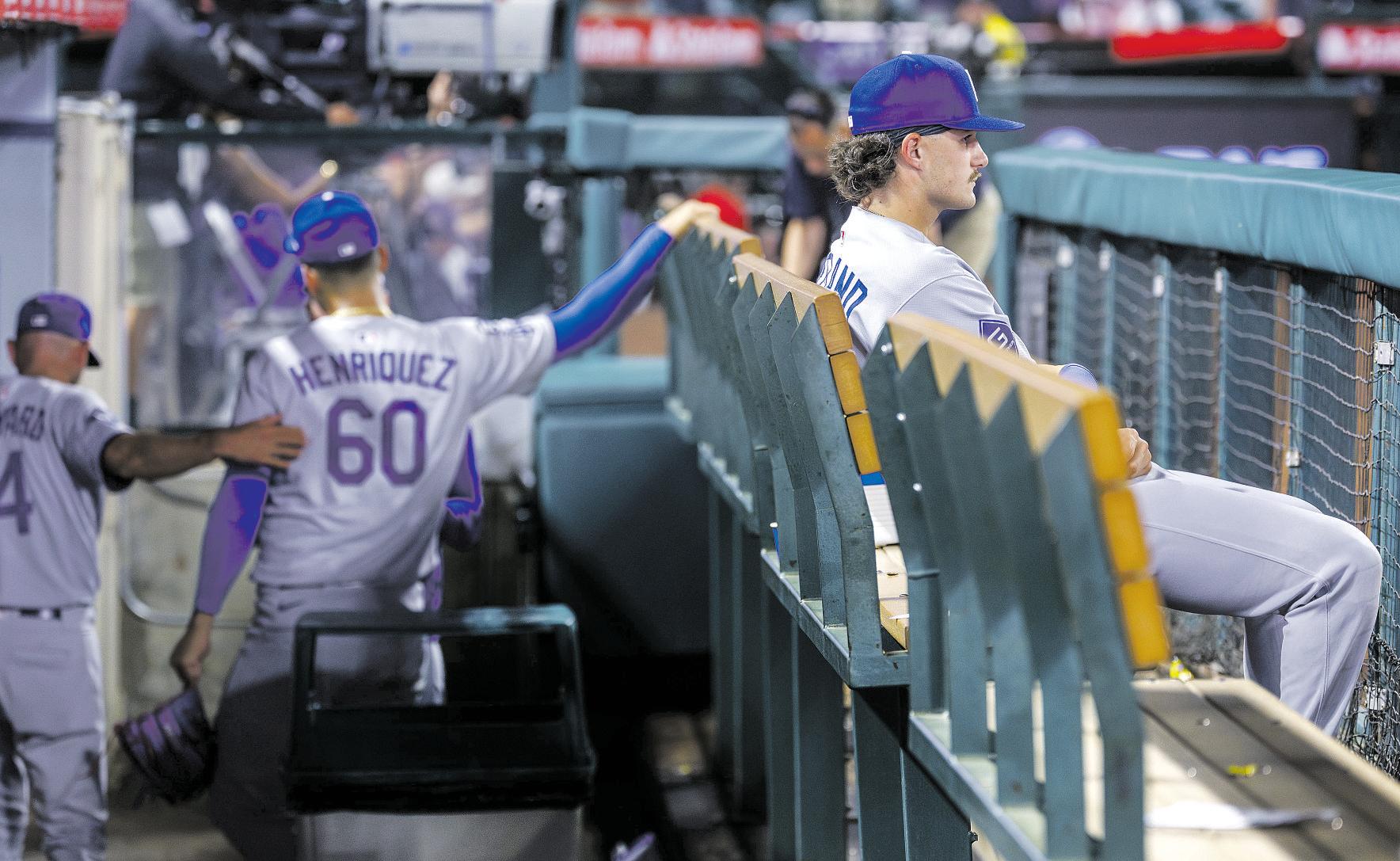 A free fall outside the bullpen gate