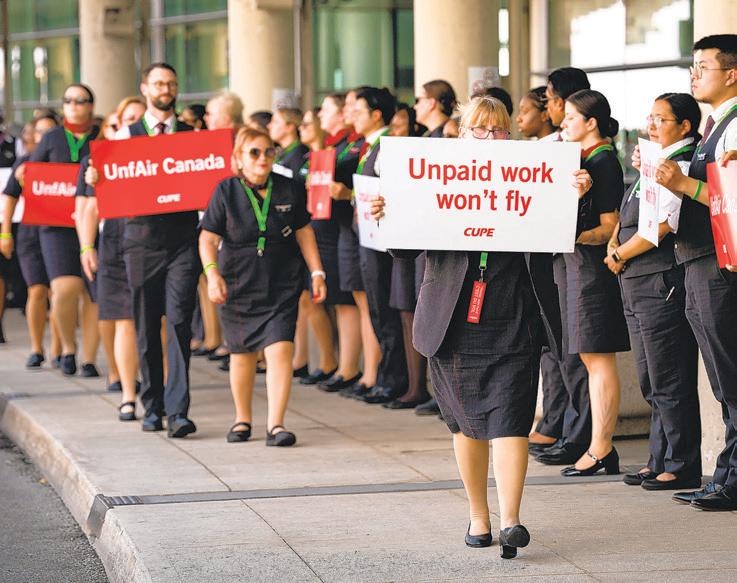 Striking Air Canada workers ordered back on job