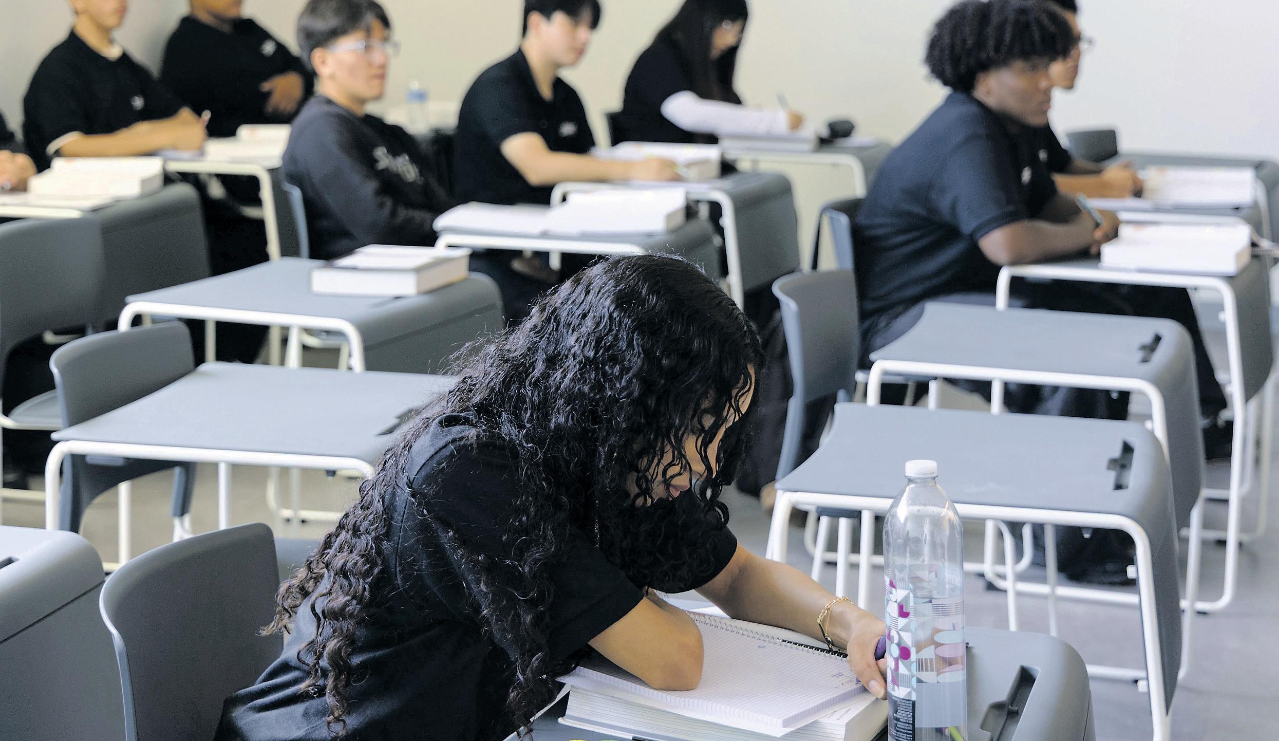 Wildfires forced students from schools. Where did they enroll?