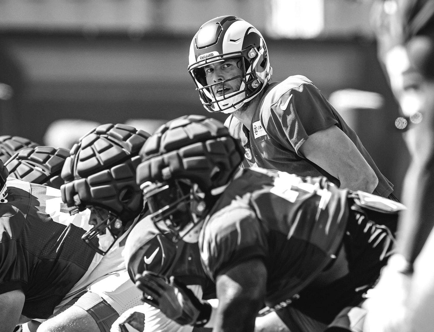 Stafford easing into his routine