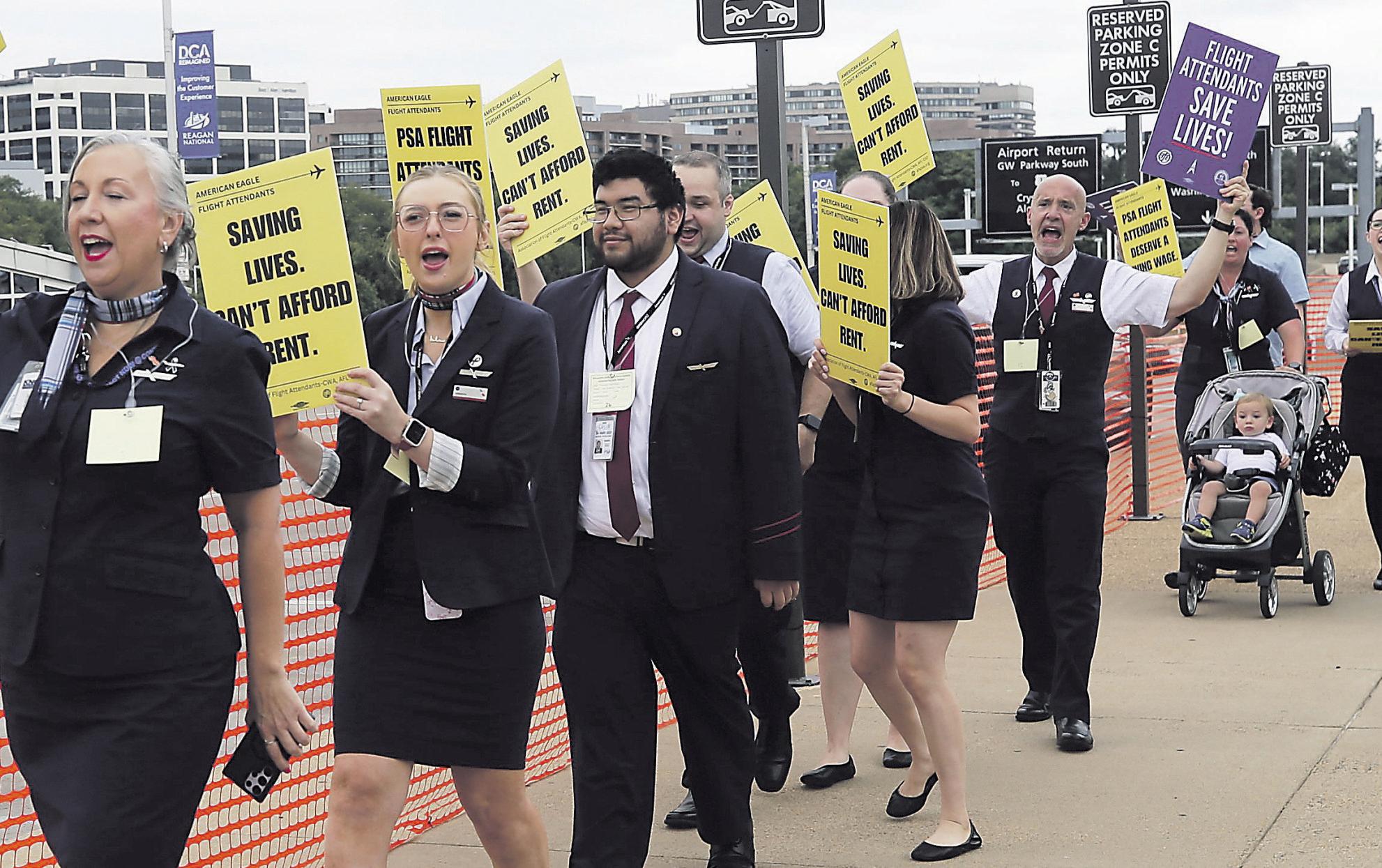 U.S. flight attendants are feeling fed up as well
