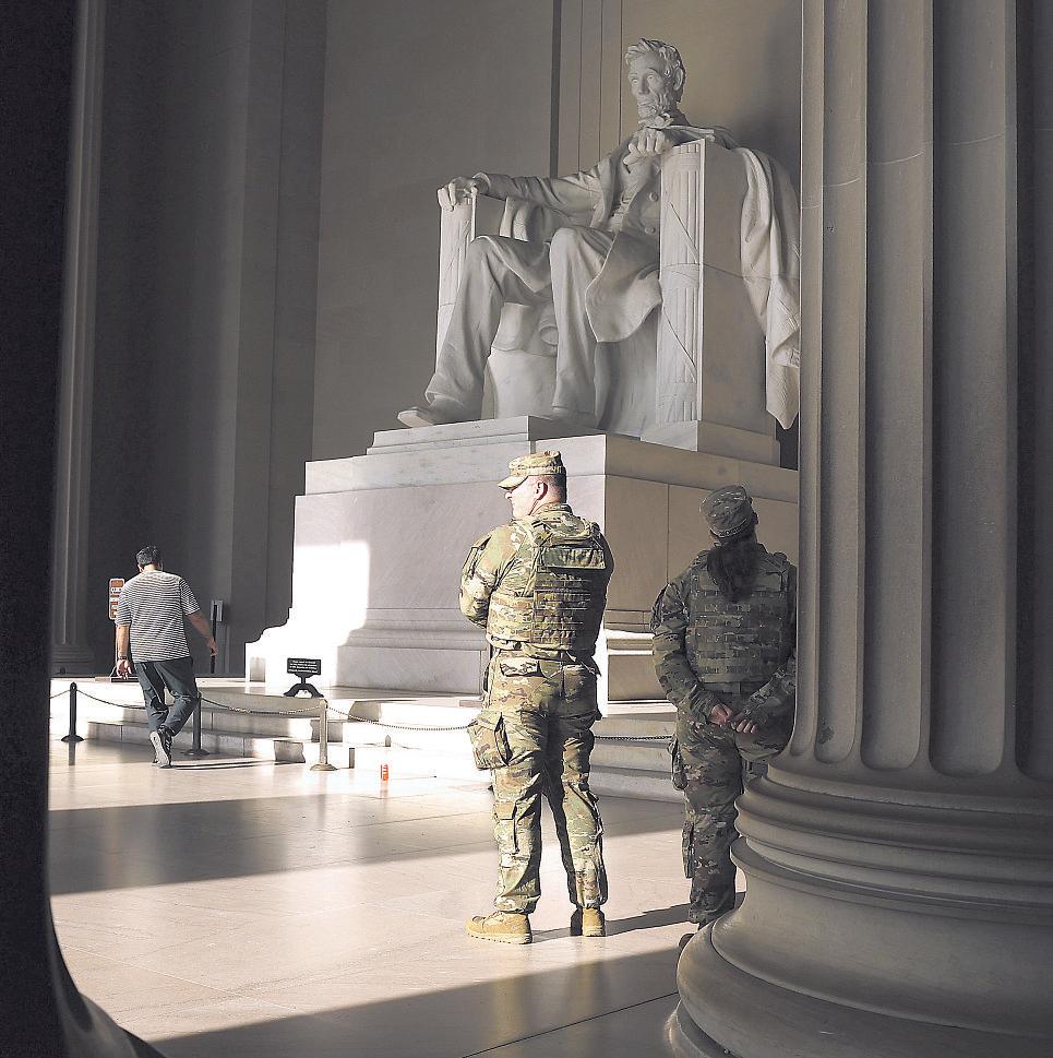 A standoff between police, locals in D.C.