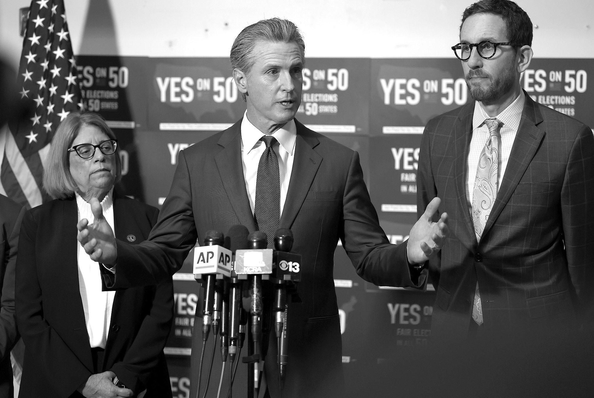 Don’t be weak, Newsom tells the Democratic Party